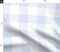 Blue Pastel Buffalo Large Scale Pale Picnic Gingham Checkered Tartan Plaid Country Cottage Farmhouse Custom Printed Fabric by Spoonflower Various Fabrics by the Yard or Fat Quarter